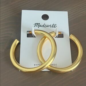 Madewell hoop earrings